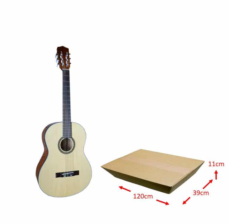 買取を依頼するギターの梱包用ダンボールのサイズ